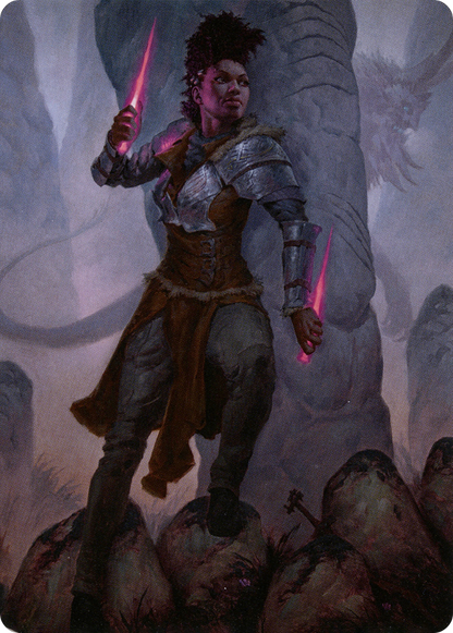 Kaya the Inexorable // Kaya the Inexorable (ASKHM-058) (Borderless) [Art Series: Kaldheim] Foil