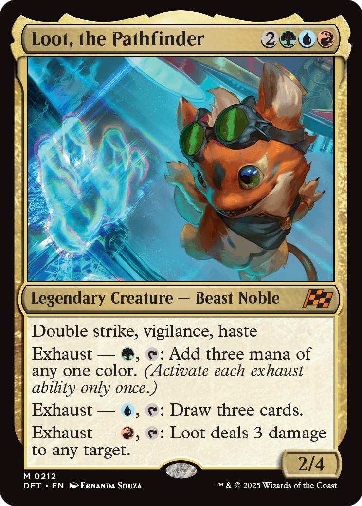 Loot, the Pathfinder (DFT-212) [Aetherdrift] Foil