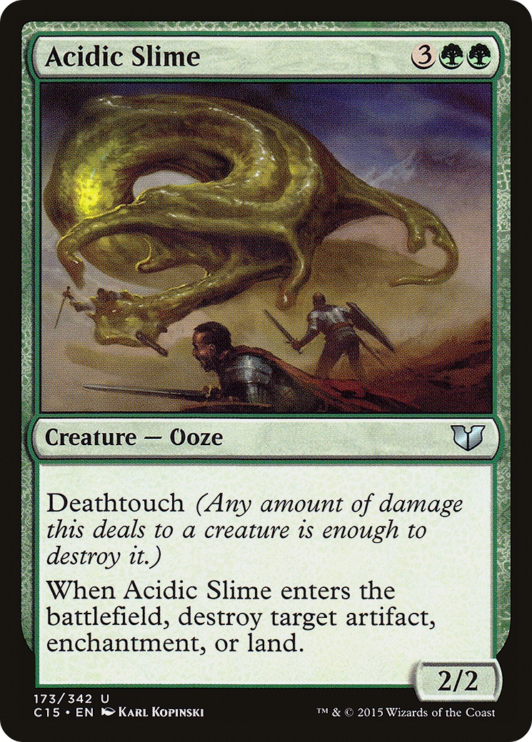 Acidic Slime (C15-173) [Commander 2015]