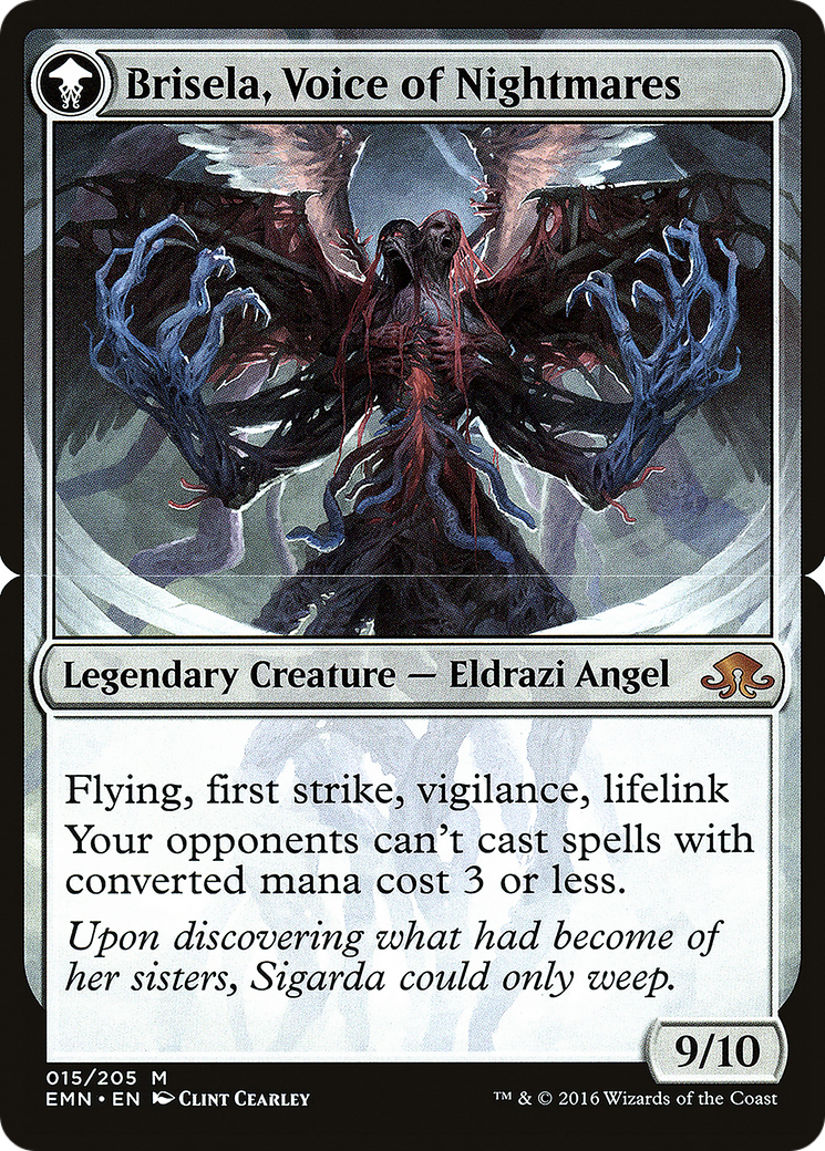 Brisela, Voice of Nightmares (PEMN-15BS) [Eldritch Moon Promos] Foil