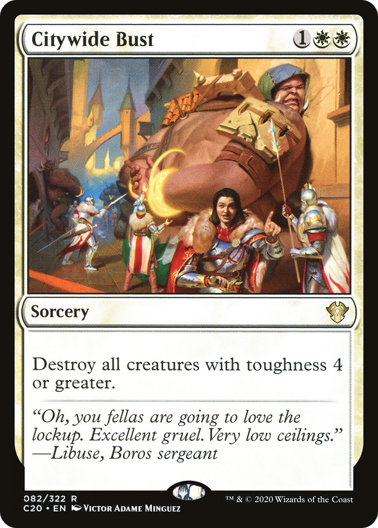 Citywide Bust (C20-082) [Commander 2020]