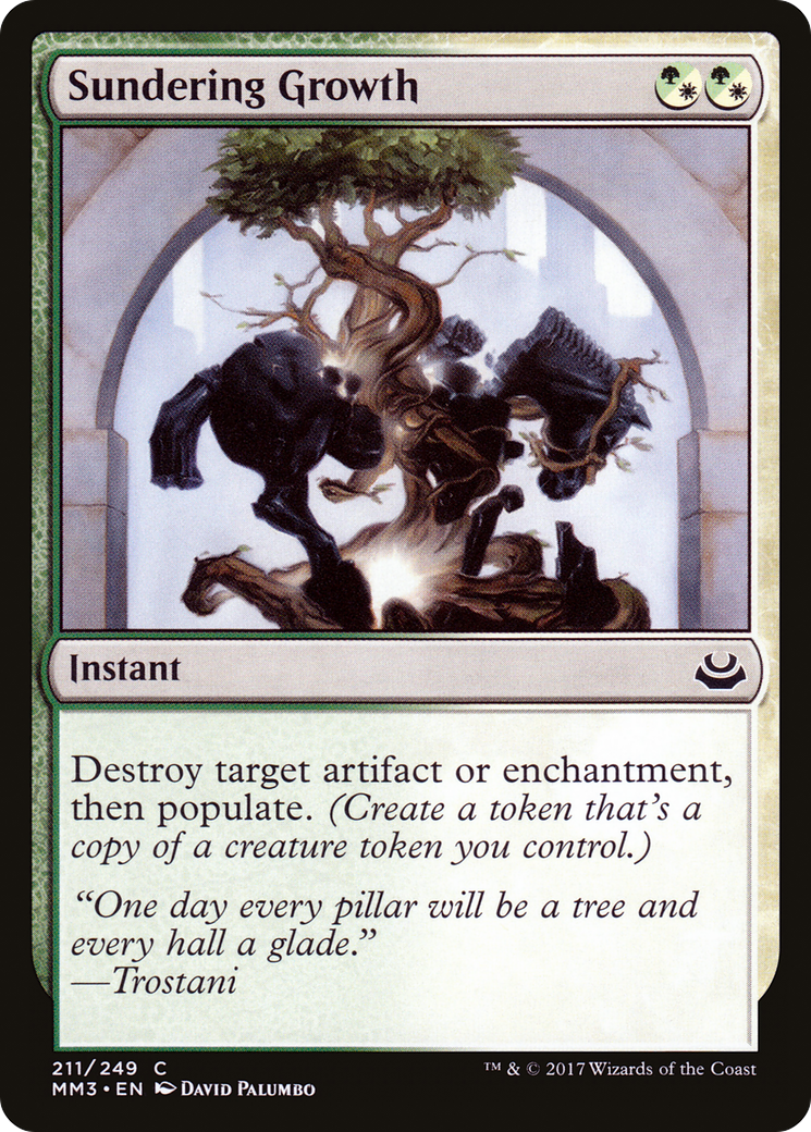 Sundering Growth (MM3-211) [Modern Masters 2017]