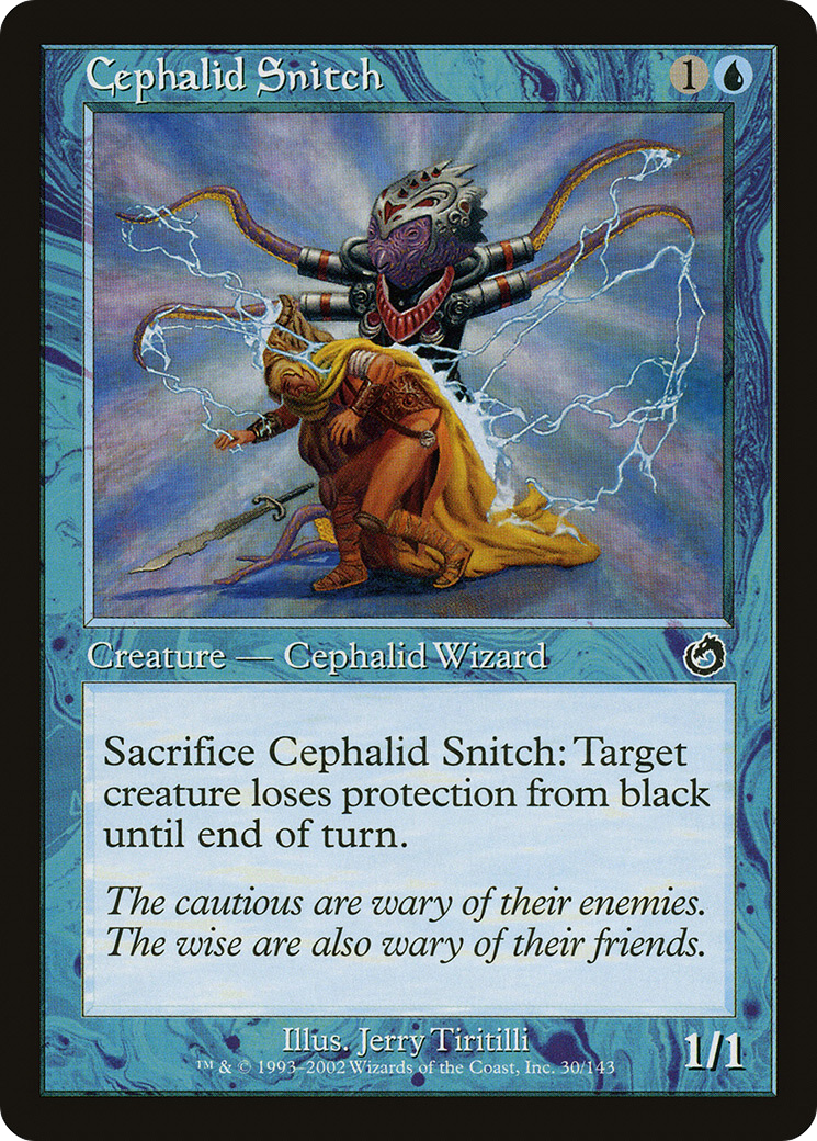 Cephalid Snitch (TOR-030) [Torment] Foil