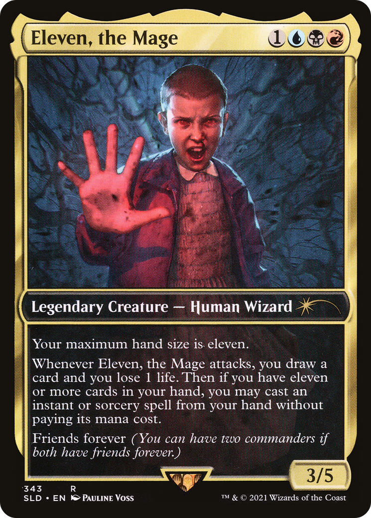 Eleven, the Mage (SLD-343) [Secret Lair Drop] Foil