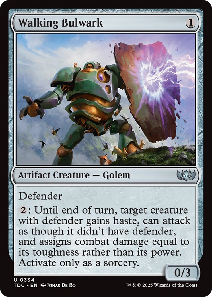 Walking Bulwark (TDC-334) [Commander: Tarkir: Dragonstorm]