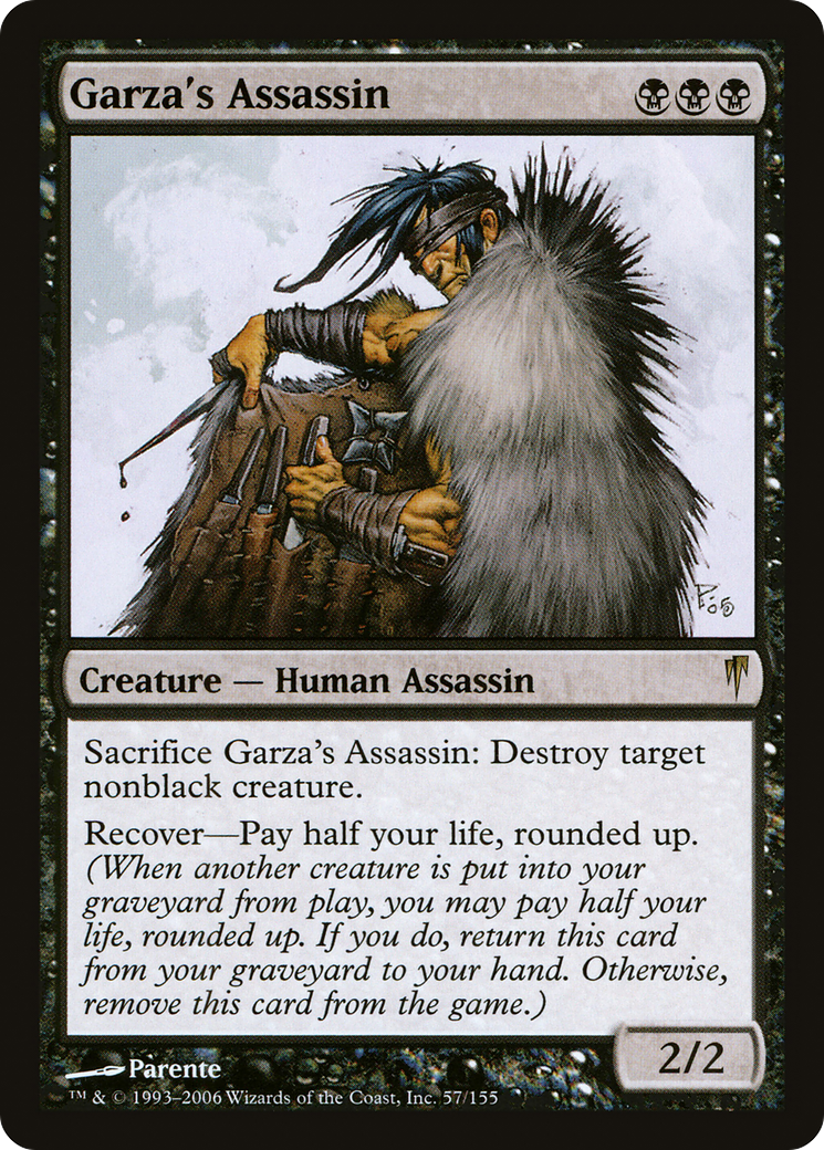Garza's Assassin (CSP-057) [Coldsnap] Foil