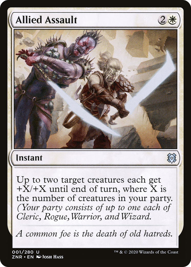 Allied Assault (ZNR-001) [Zendikar Rising] Foil