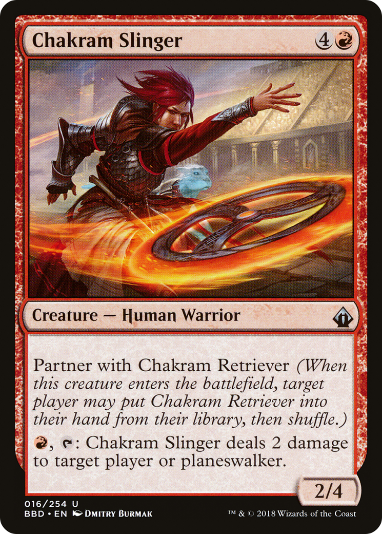 Chakram Slinger (BBD-016) [Battlebond] Foil