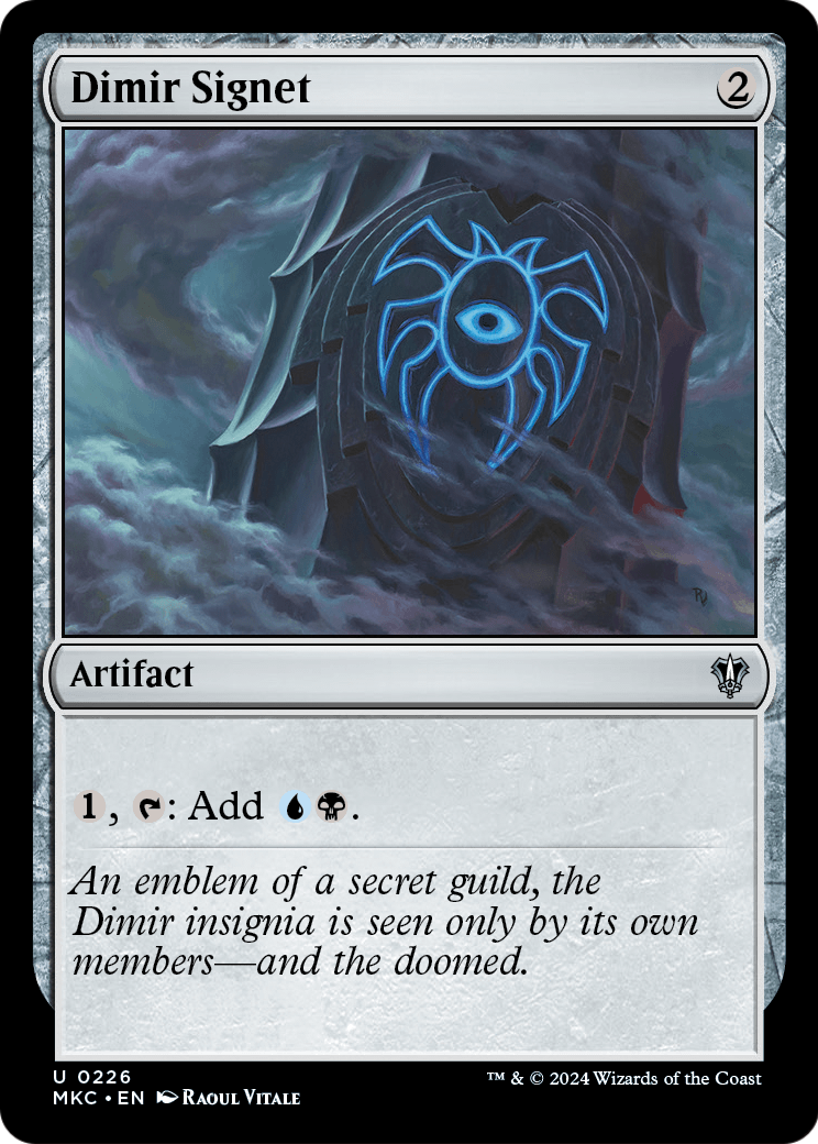 Dimir Signet (MKC-226) [Murders at Karlov Manor Commander]
