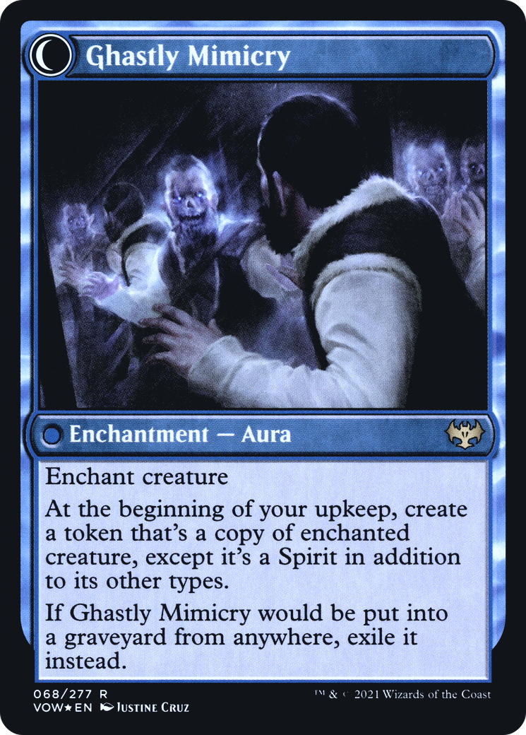 Mirrorhall Mimic (PRE-068) [Innistrad: Crimson Vow Promos] Foil