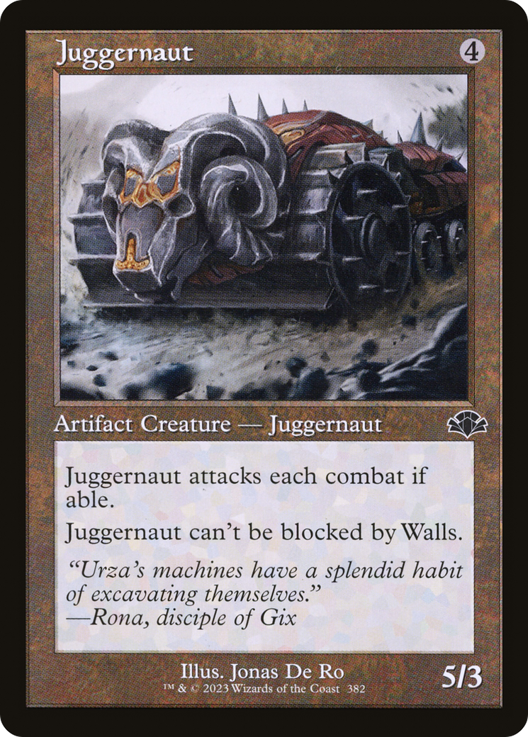 Juggernaut (Retro Frame) (DMR-382) [Dominaria Remastered]