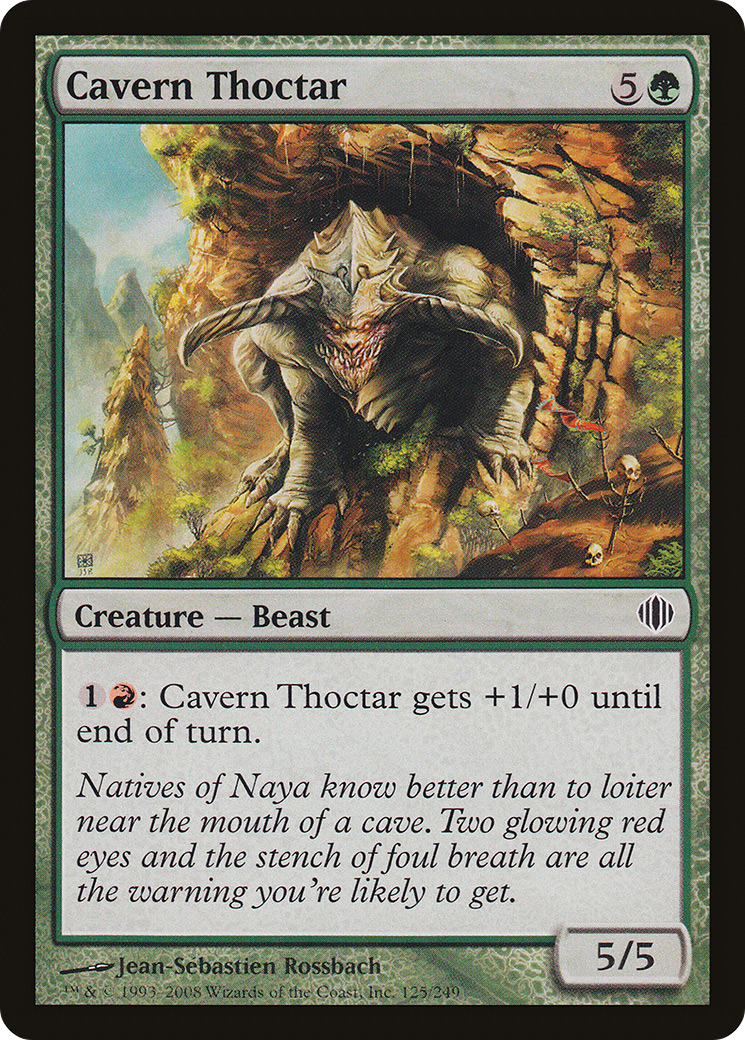 Cavern Thoctar (ALA-125) [Shards of Alara]
