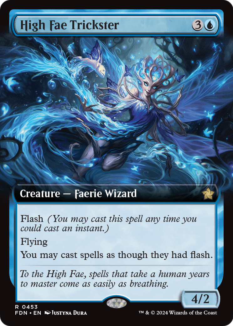 High Fae Trickster (Extended Art) (FDN-453) [Foundations]