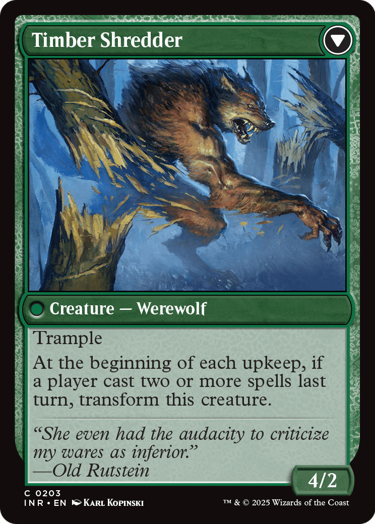 Hinterland Logger (INR-203) [Innistrad Remastered]