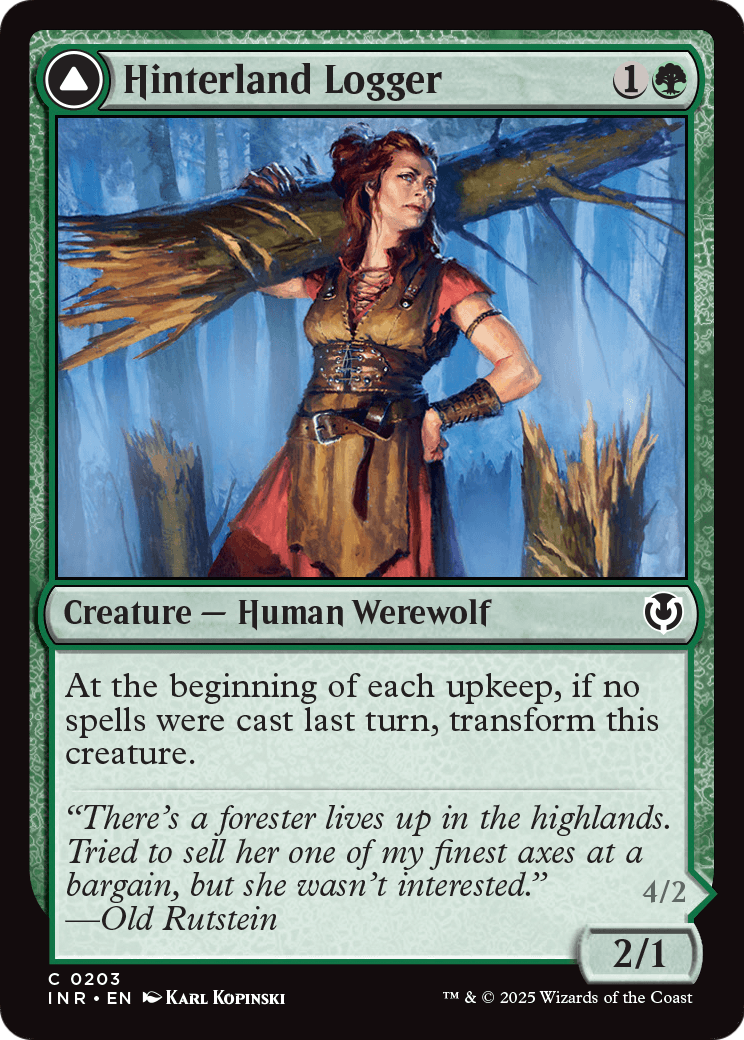 Hinterland Logger (INR-203) [Innistrad Remastered]