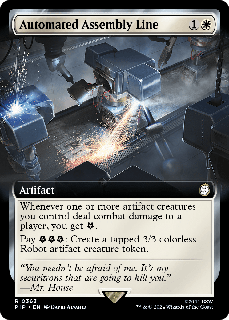Automated Assembly Line (Extended Art) (PIP-363) [Fallout] Foil