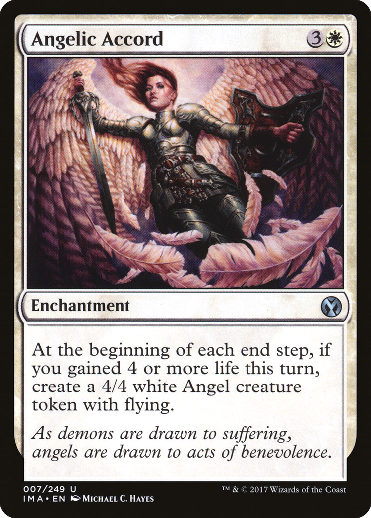 Angelic Accord (IMA-007) [Iconic Masters] Foil