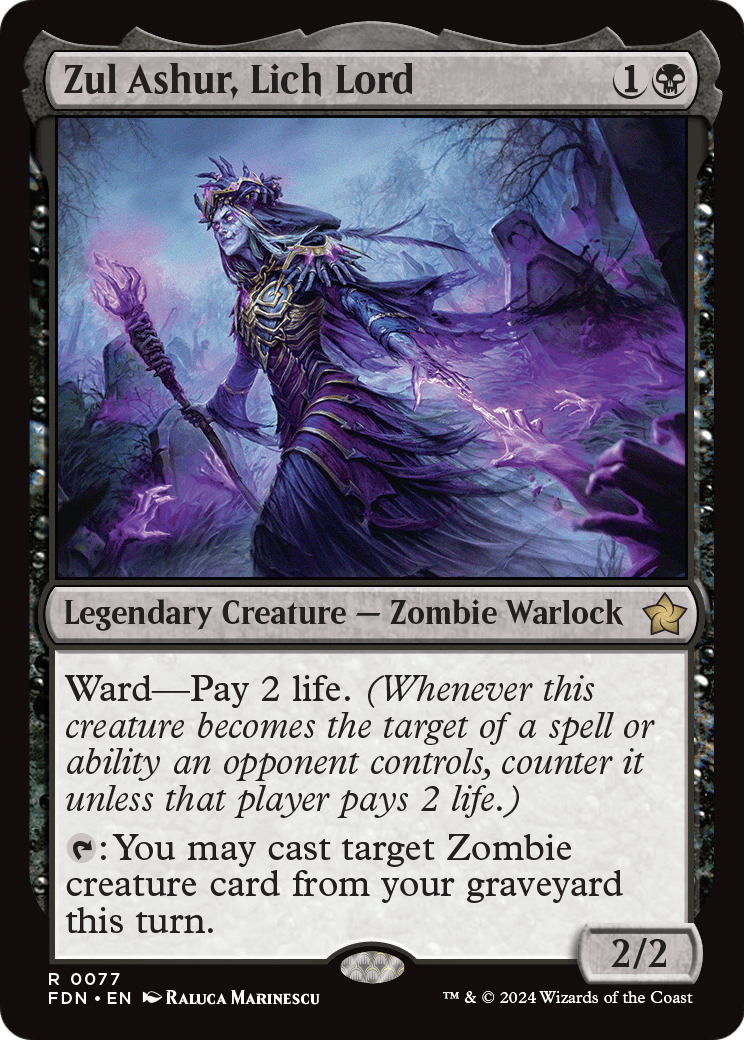 Zul Ashur, Lich Lord (FDN-077) [Foundations]