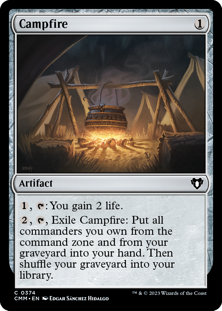Campfire (CMM-374) [Commander Masters] Foil
