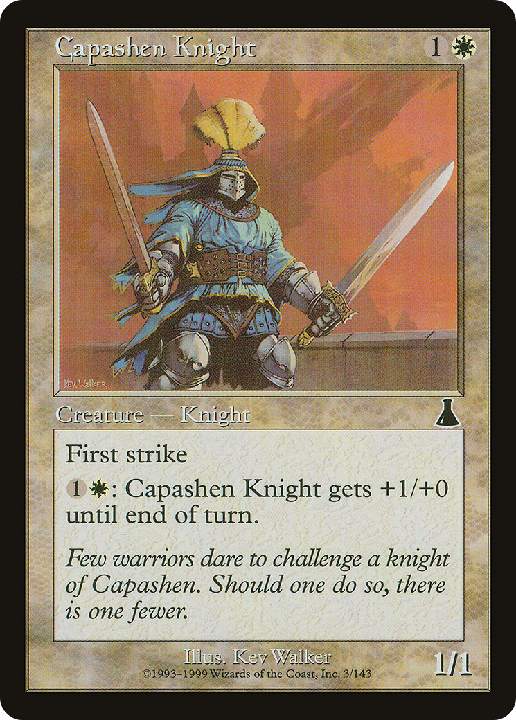 Capashen Knight (UDS-003) [Urza's Destiny] Foil