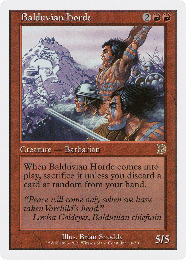 Balduvian Horde (DKM-010) [Deckmasters]