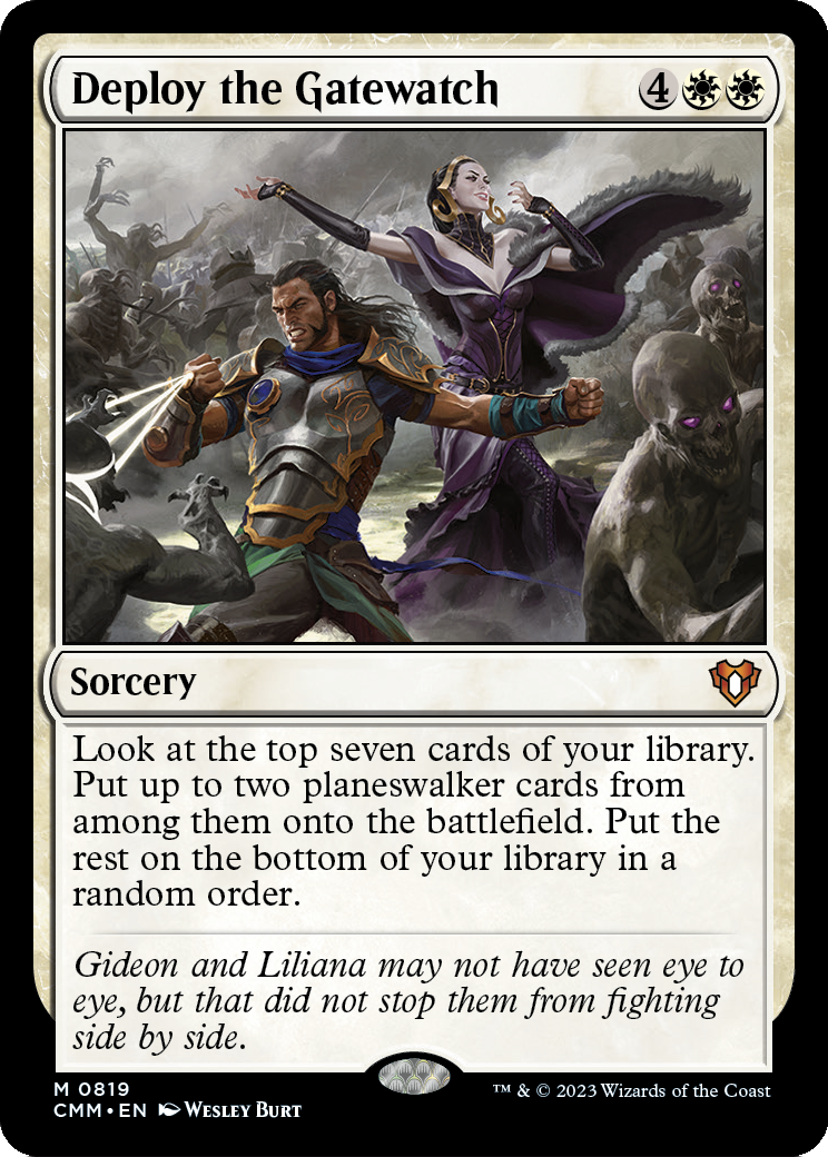 Deploy the Gatewatch (CMM-819) [Commander Masters]