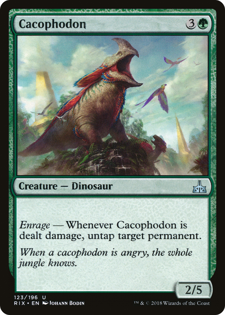 Cacophodon (RIX-123) [Rivals of Ixalan] Foil