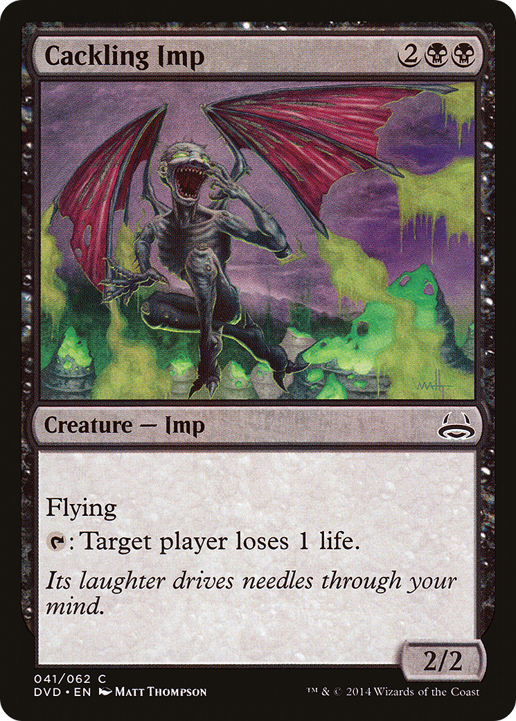 Cackling Imp (DD3-041) [Duel Decks Anthology: Divine vs. Demonic]