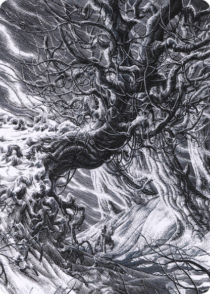 Forest // Forest (AVOW-081) (Borderless) [Crimson Vow Art Series]