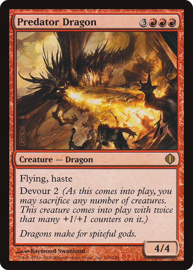 Predator Dragon (ALA-109) [Shards of Alara] Foil