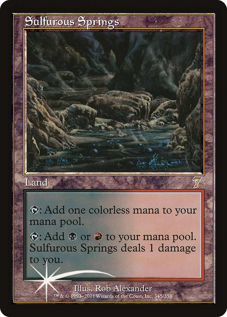 Sulfurous Springs (7ED-345★) [7th Edition] Foil
