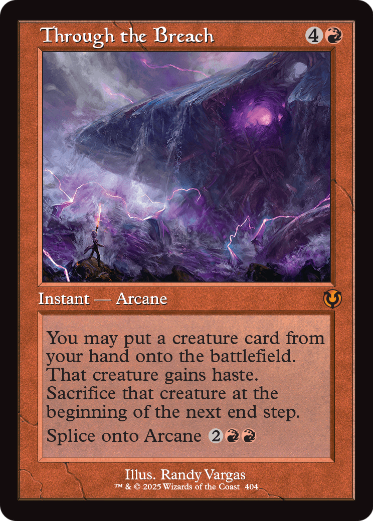 Through the Breach (Retro Frame) (INR-404) [Innistrad Remastered] Foil