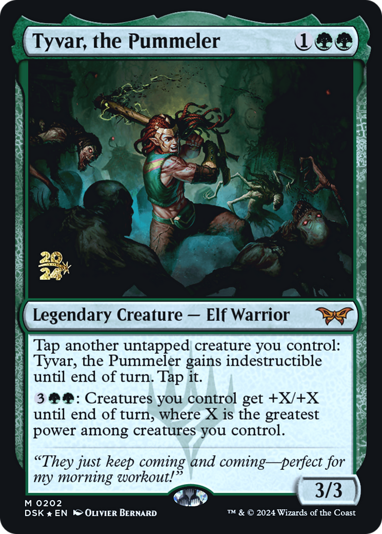 Tyvar, the Pummeler (PRE-202) [Duskmourn: House of Horror Promos] Foil