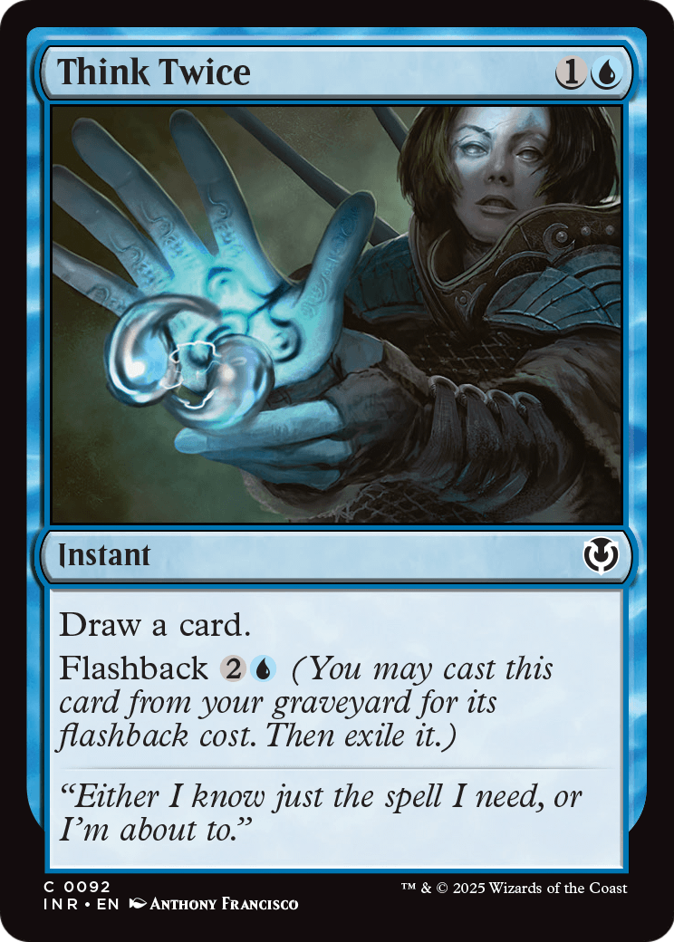 Think Twice (INR-092) [Innistrad Remastered]