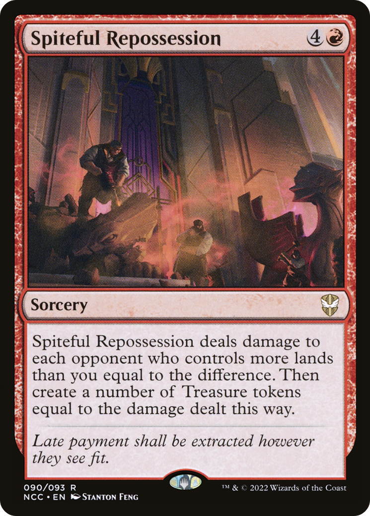Spiteful Repossession (NCC-090) [New Capenna Commander] Foil