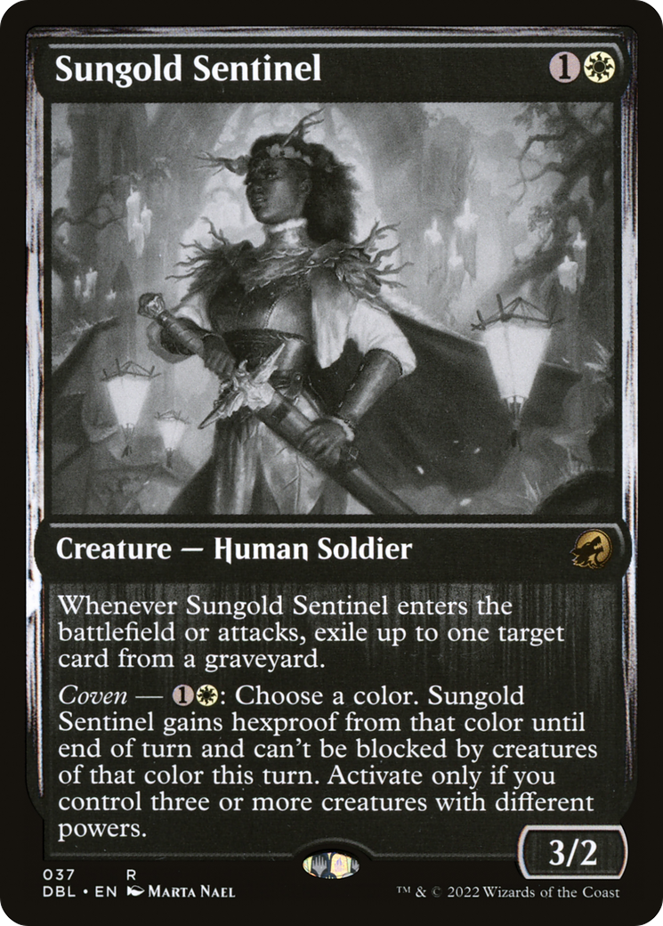 Sungold Sentinel (DBL-037) [Innistrad: Double Feature] Foil
