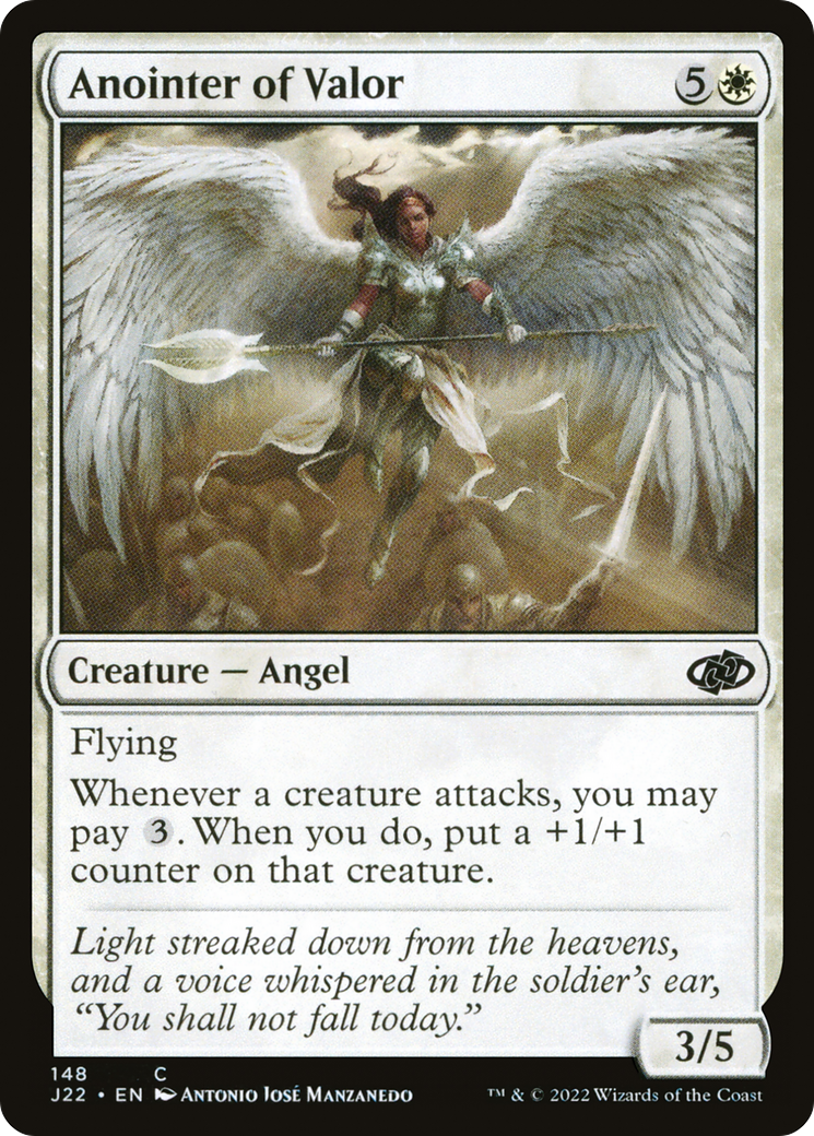 Anointer of Valor (J22-148) [Jumpstart 2022]