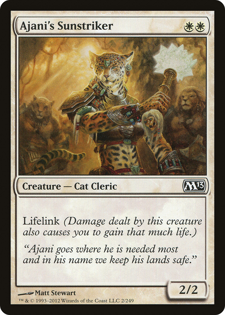 Ajani's Sunstriker (M13-002) [Magic 2013] Foil