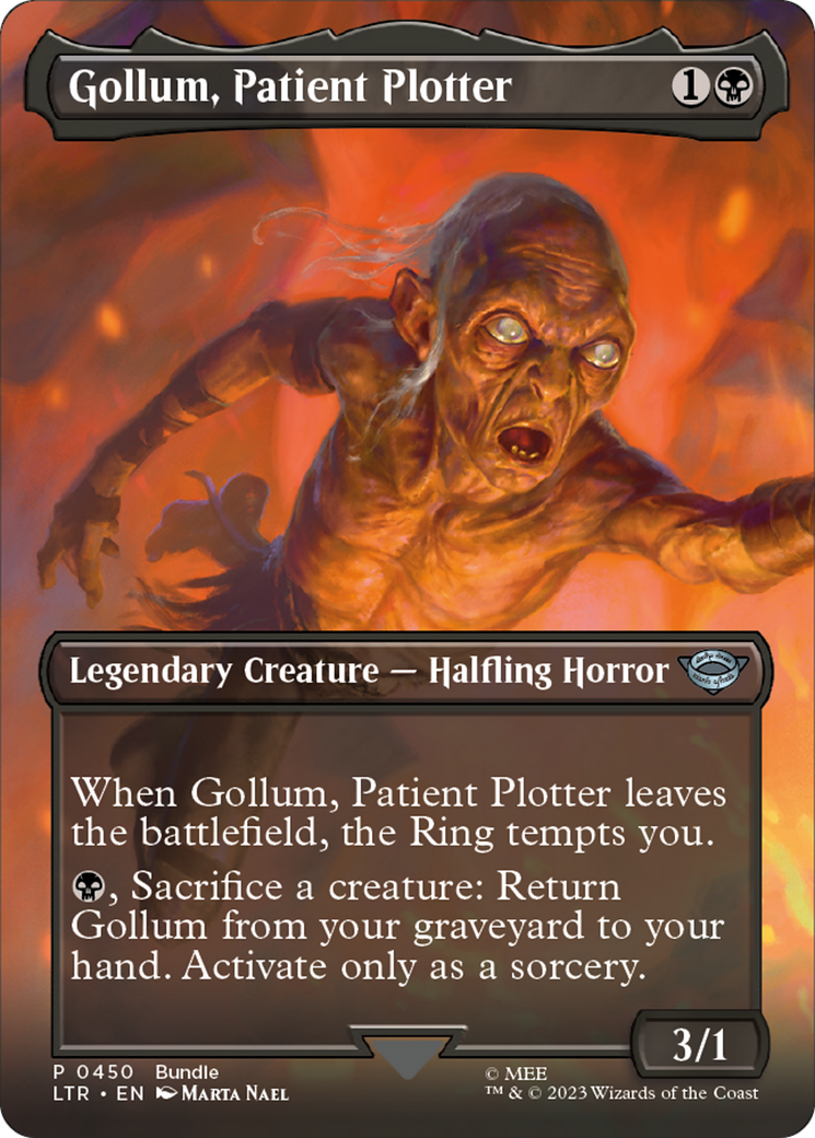 Gollum, Patient Plotter (Borderless) (LTR Bundle) (UMP-450) [Unique and Miscellaneous Promos]