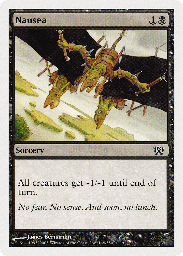 Nausea (8ED-148) [8th Edition] Foil