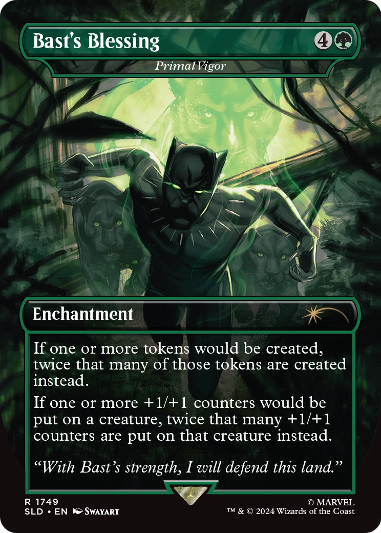 Primal Vigor (SLD-1749) (Borderless) [Secret Lair Drop]