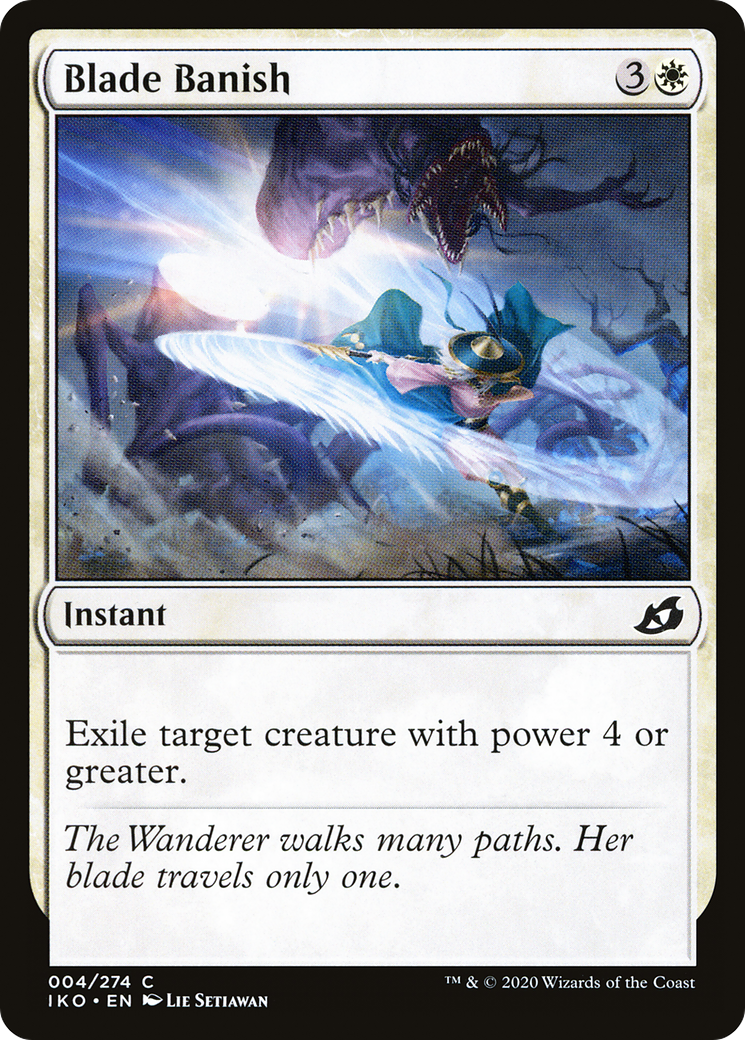 Blade Banish (IKO-004) [Ikoria: Lair of Behemoths] Foil