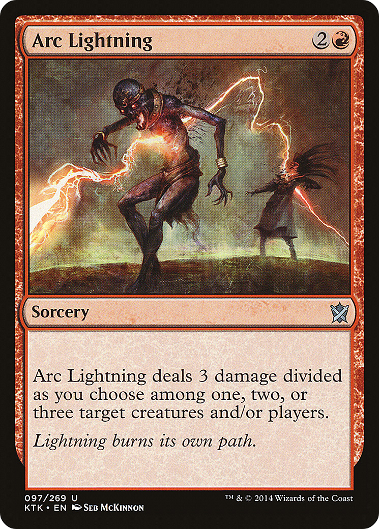 Arc Lightning (KTK-097) [Khans of Tarkir]