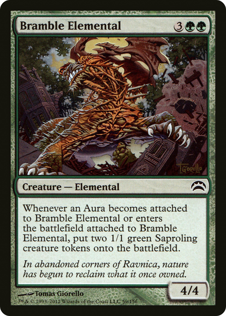 Bramble Elemental (PC2-059) [Planechase 2012] Foil