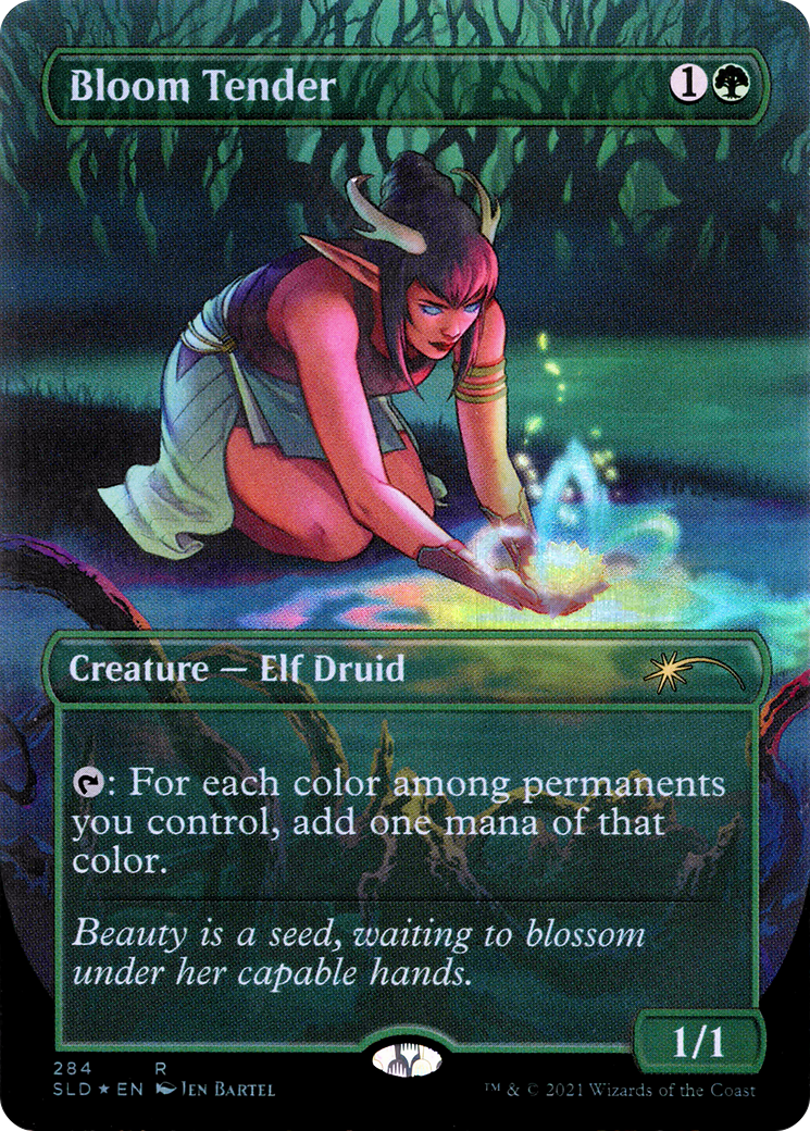 Bloom Tender (SLD-284) (Borderless) [Secret Lair Drop] Foil