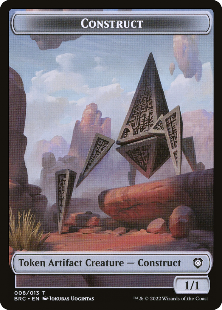 Construct (TBRC-008) [The Brothers' War Commander Tokens] Foil