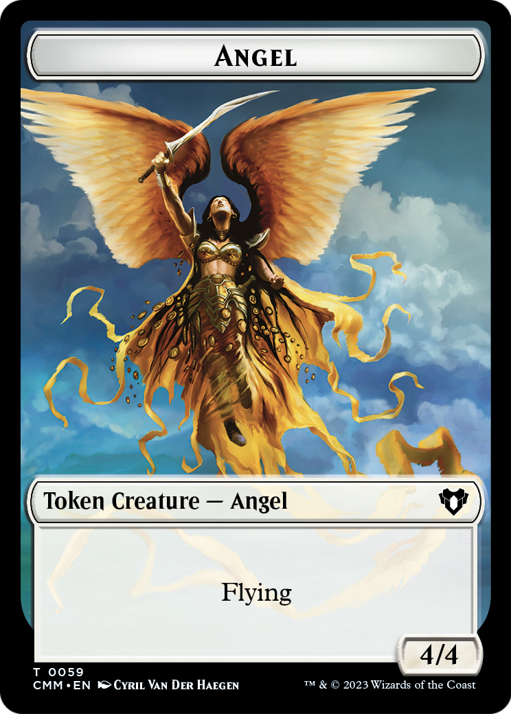 Angel (TCMM-059) [Commander Masters Tokens] Foil