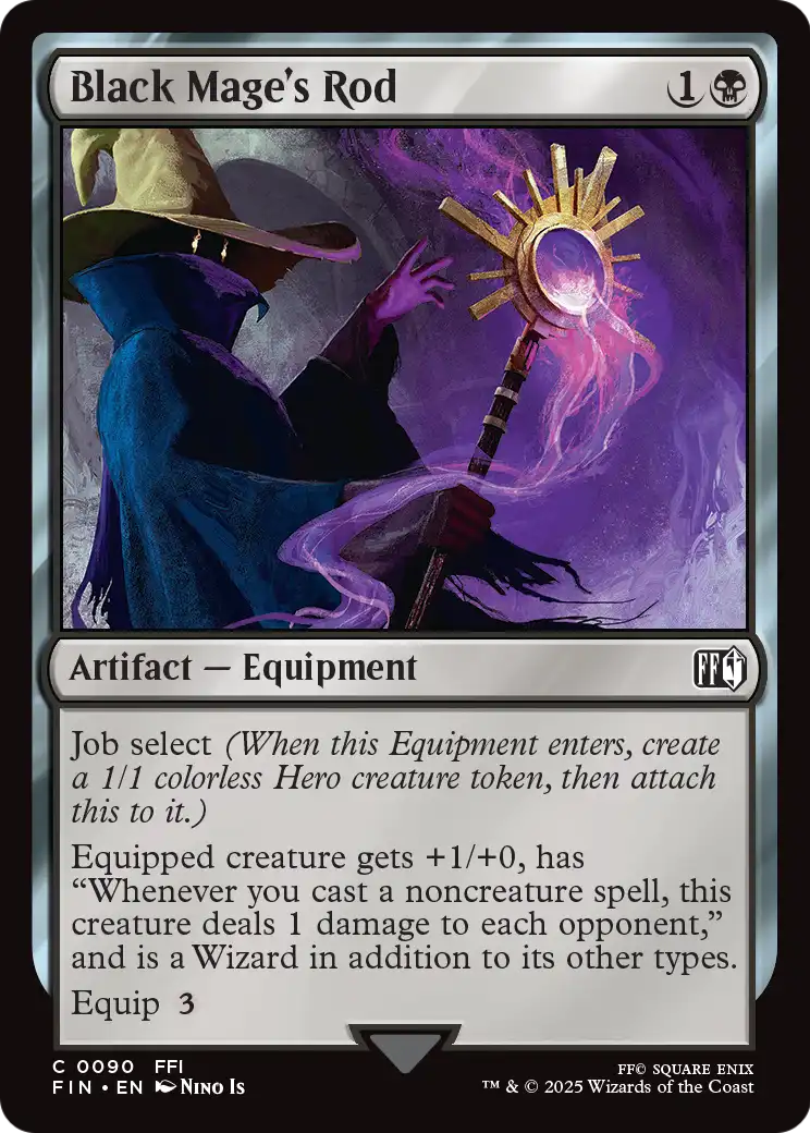 Black Mage's Rod (FIN-090) [FINAL FANTASY]