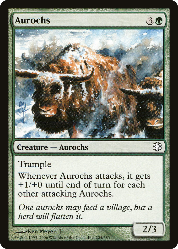Aurochs (CTD-225) [Coldsnap Theme Decks]