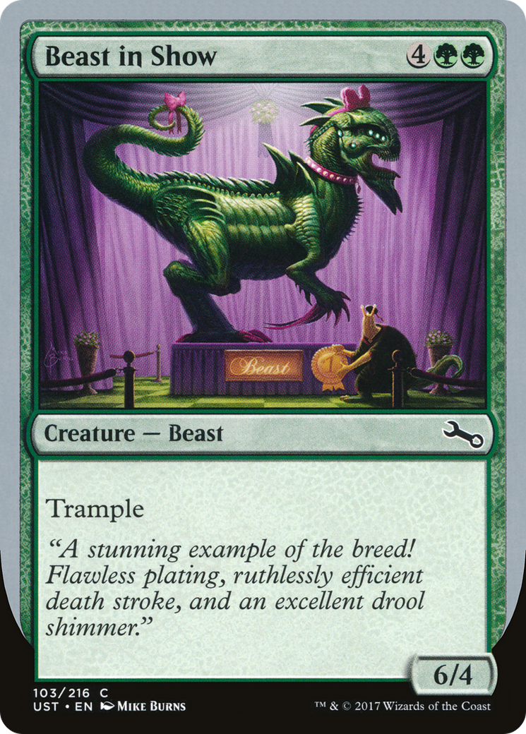 Beast in Show (A) (UST-103A) [Unstable] Foil
